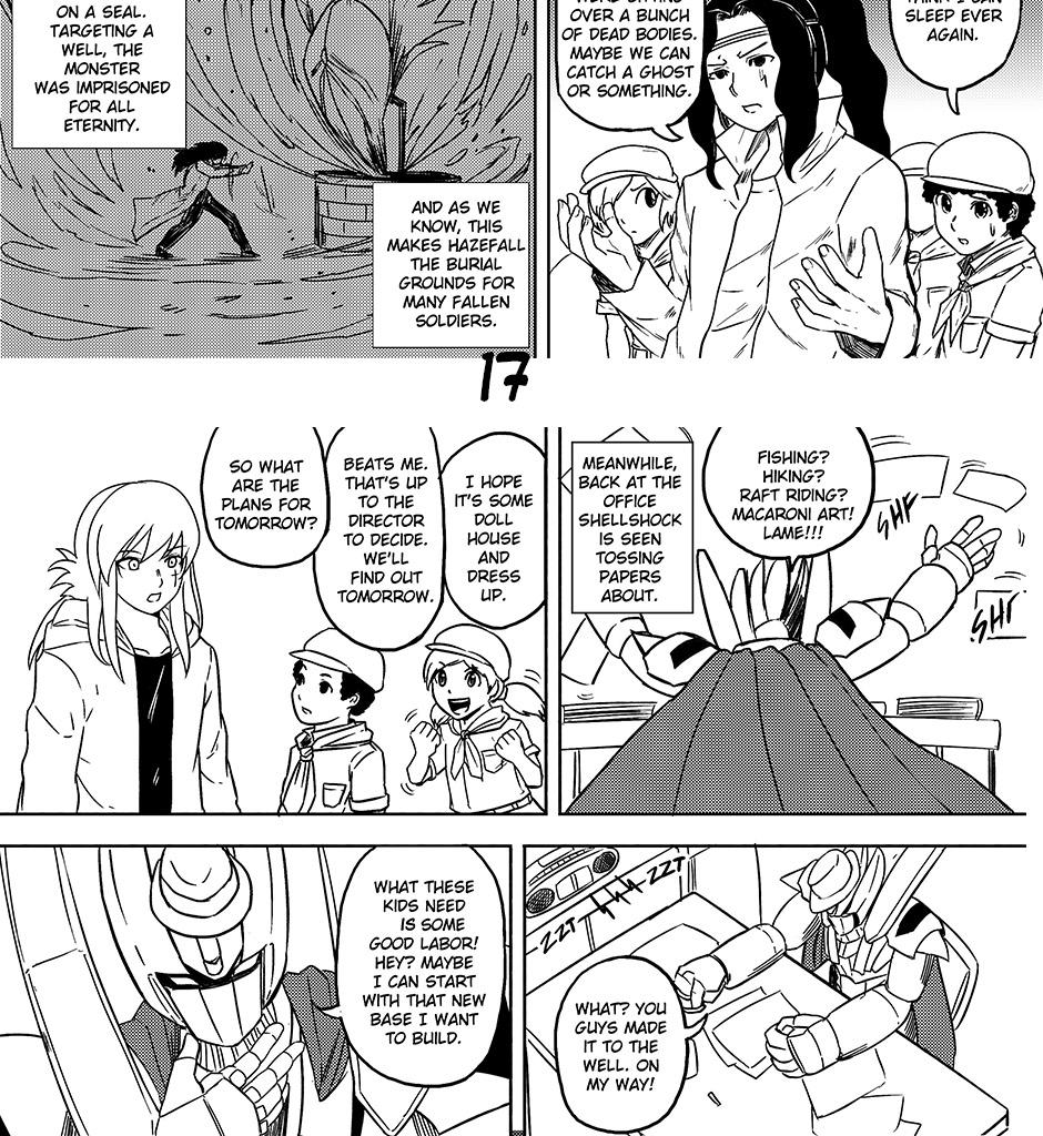 Moontachi Gaiden - Episode 15, Page 1: Ch-4: Spring Breeze: Creature of the Bottom Well (Part 3)