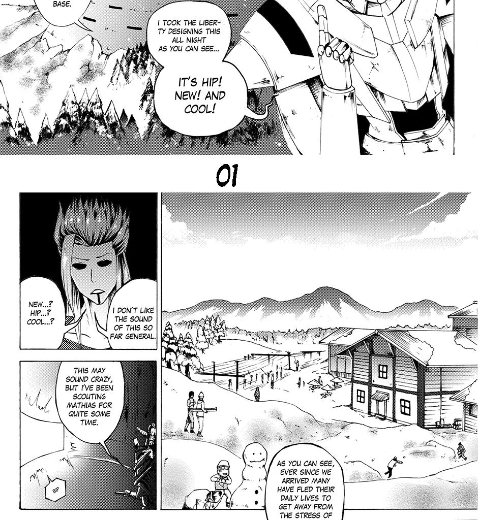 Moontachi Gaiden - Episode 17, Page 1: Ch-5: Snow Business: The showdown at Snowpike Resort (Part 1) 
