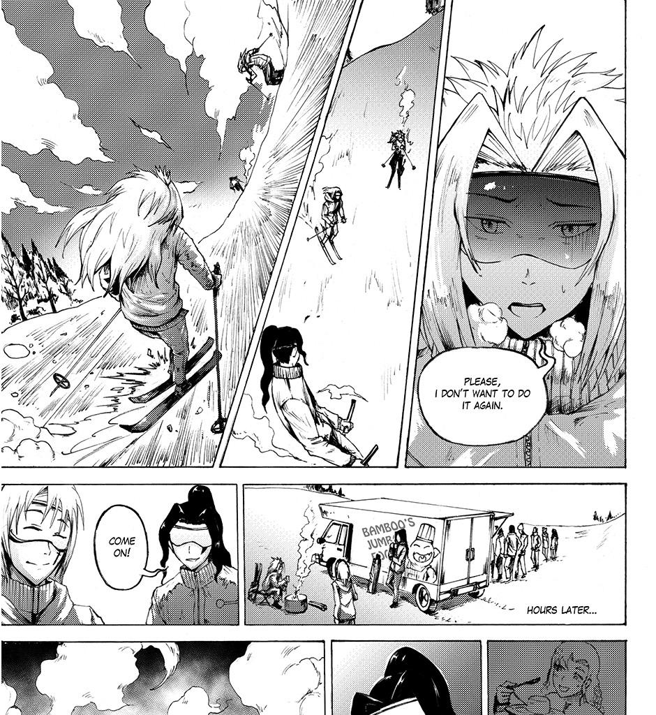 Moontachi Gaiden - Episode 18, Page 3: Ch-5: Snow Business: The showdown at Snowpike Resort (Part 2) 