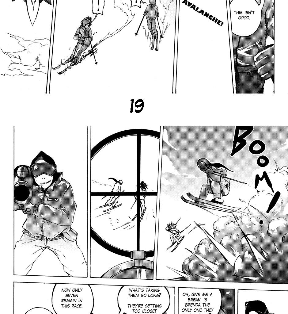 Moontachi Gaiden - Episode 18, Page 5: Ch-5: Snow Business: The showdown at Snowpike Resort (Part 2) 