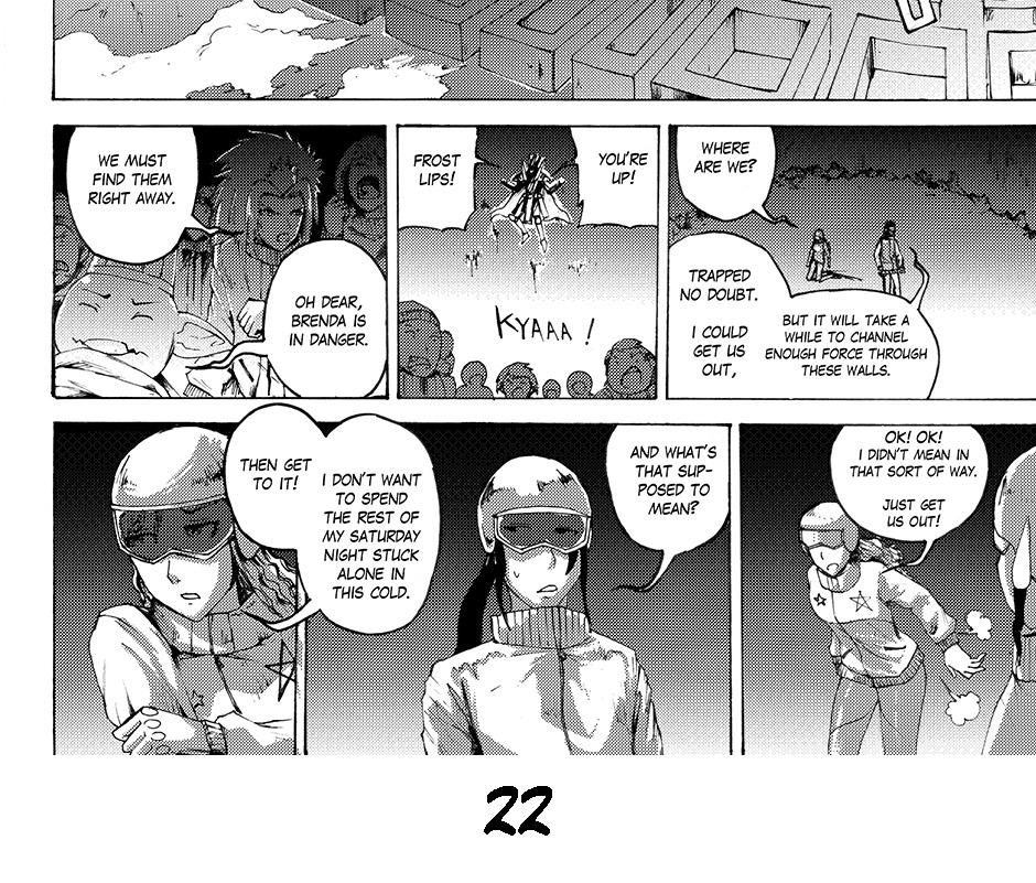Moontachi Gaiden - Episode 19, Page 1: Ch-5: Snow Business: The showdown at Snowpike Resort (Part 3) 