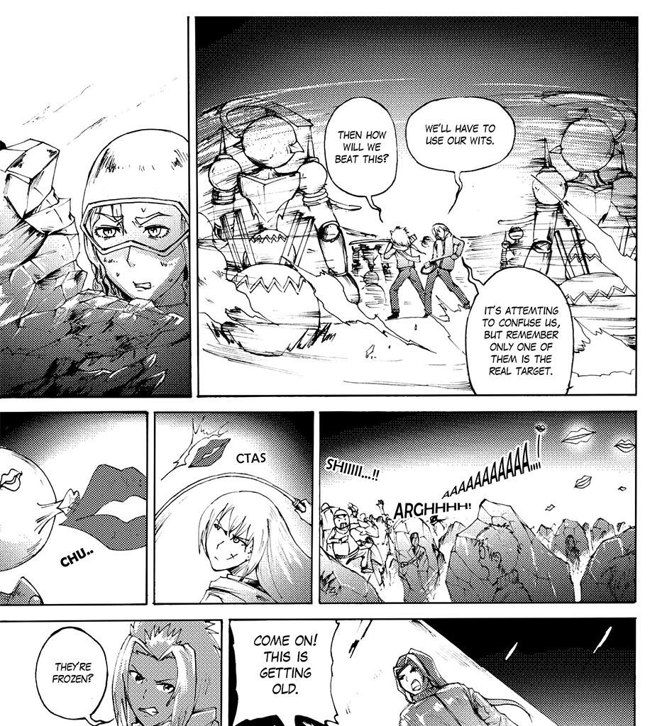 Moontachi Gaiden - Episode 19, Page 5: Ch-5: Snow Business: The showdown at Snowpike Resort (Part 3) 