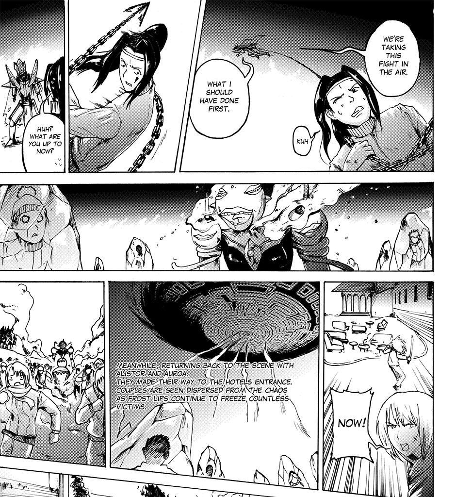 Moontachi Gaiden - Episode 20, Page 4: Ch-5: Snow Business: The showdown at Snowpike Resort (Part 4) 