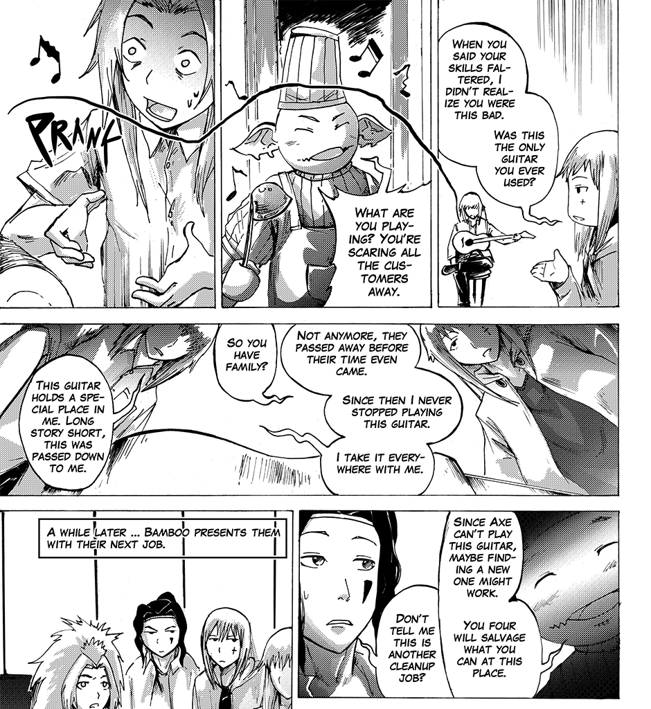 Moontachi Gaiden - Episode 21, Page 6: Ch-6: The Struggling Musician (Part 1)