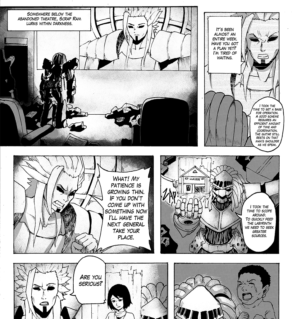 Moontachi Gaiden - Episode 23, Page 2: Ch-7: Nursery Terror (Part 1)