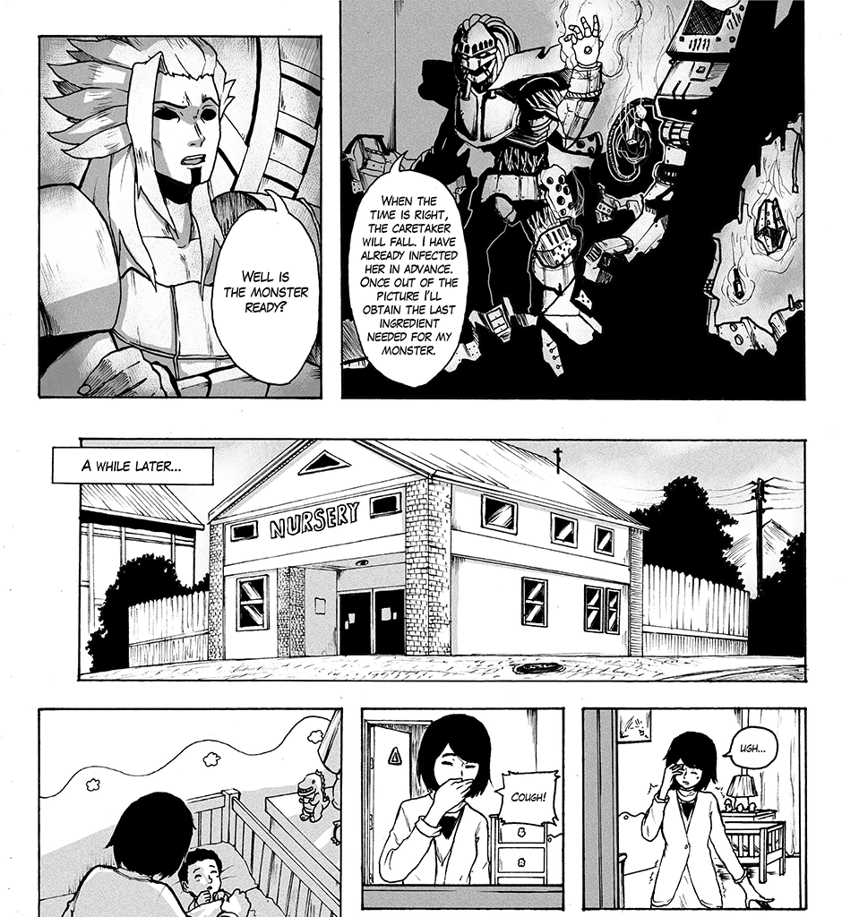 Moontachi Gaiden - Episode 23, Page 3: Ch-7: Nursery Terror (Part 1)