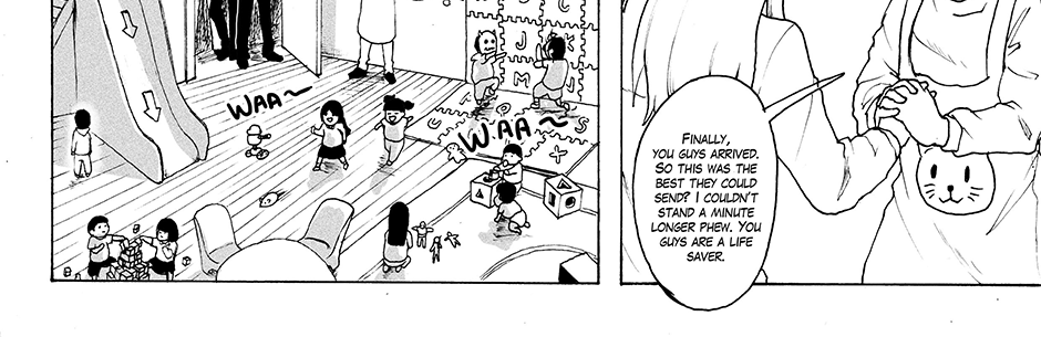 Moontachi Gaiden - Episode 23, Page 4: Ch-7: Nursery Terror (Part 1)