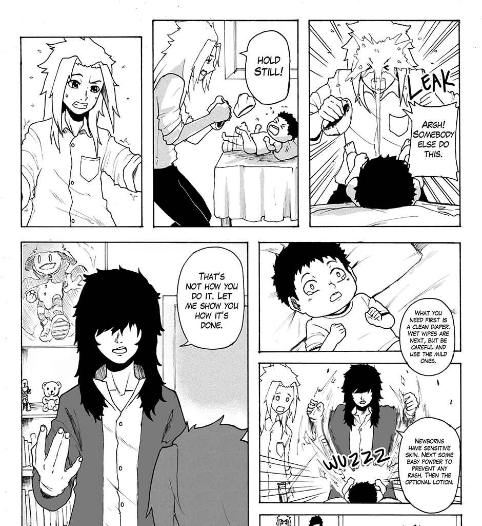 Moontachi Gaiden - Episode 23, Page 6: Ch-7: Nursery Terror (Part 1)