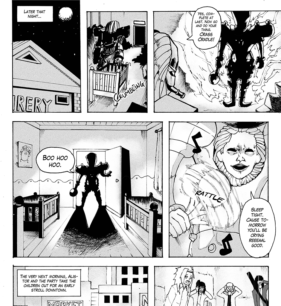 Moontachi Gaiden - Episode 23, Page 8: Ch-7: Nursery Terror (Part 1)