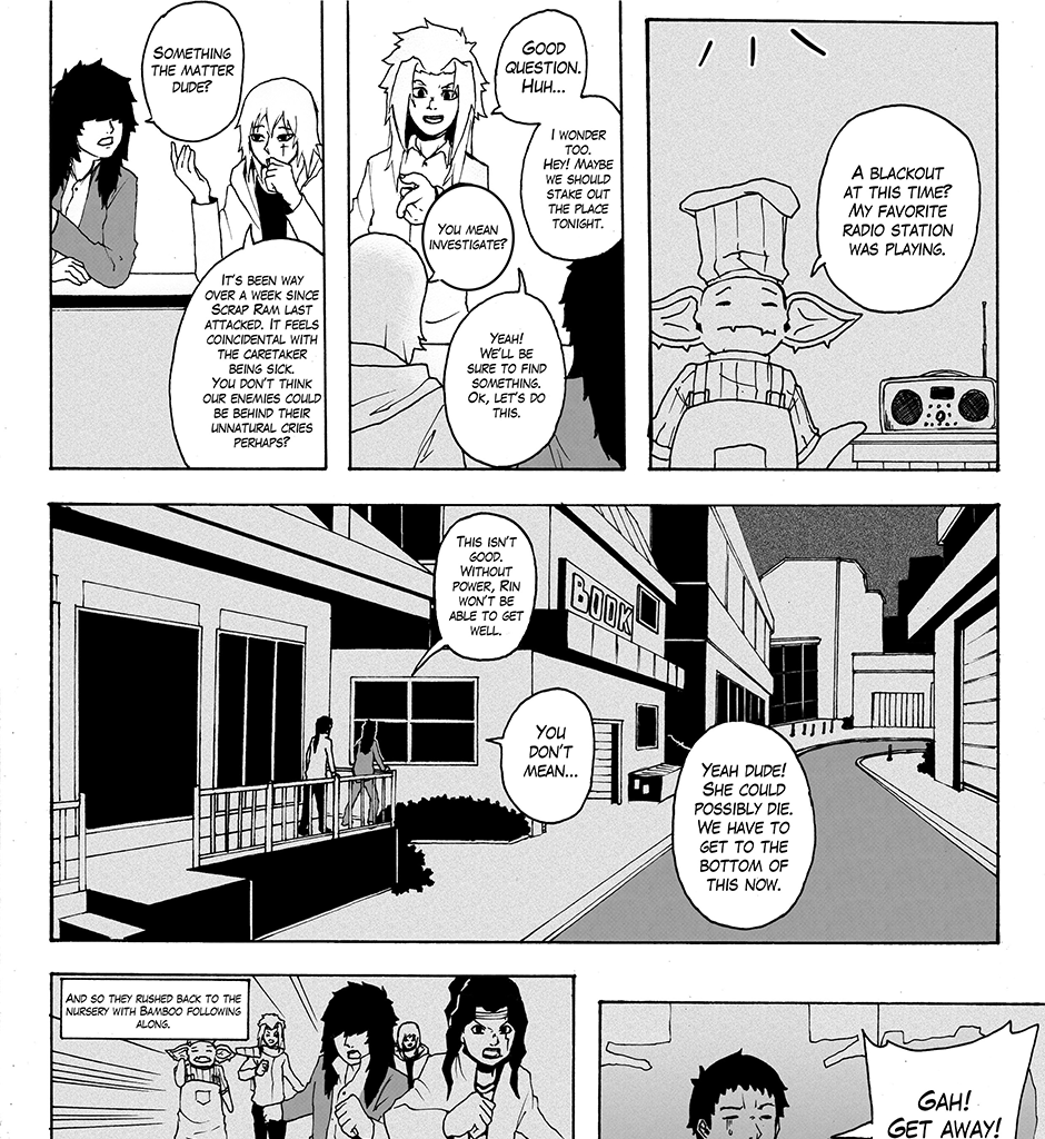 Moontachi Gaiden - Episode 23, Page 11: Ch-7: Nursery Terror (Part 1)