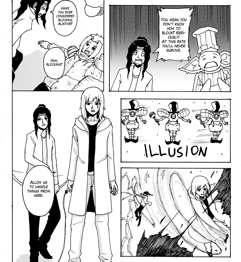 Moontachi Gaiden - Episode 24, Page 4: Ch-7: Nursery Terror (Part 2)