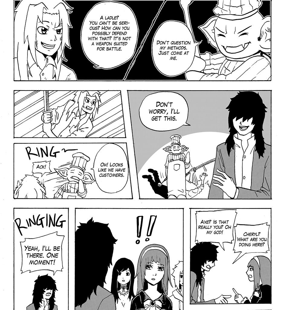 Moontachi Gaiden - Episode 25, Page 4: Ch-8: Violin Day Blues: Axe Unfortunate Reunion (Part 1) 