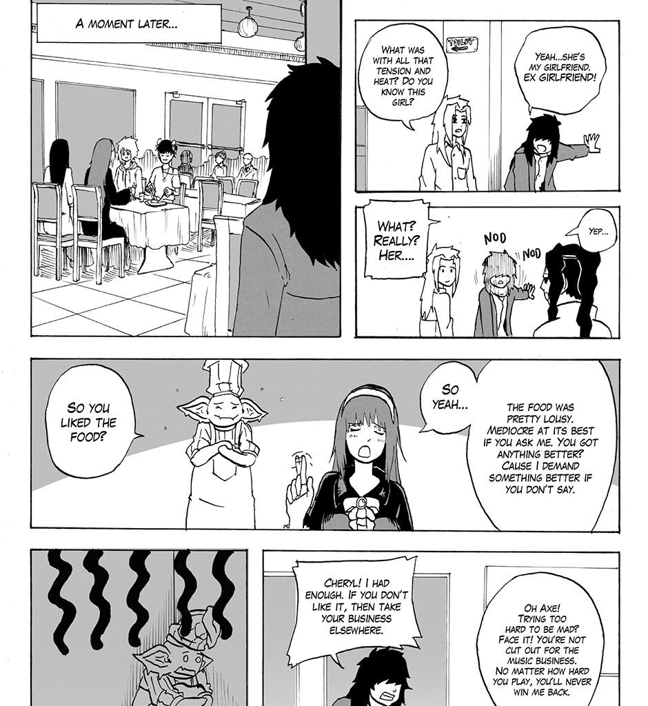 Moontachi Gaiden - Episode 25, Page 6: Ch-8: Violin Day Blues: Axe Unfortunate Reunion (Part 1) 