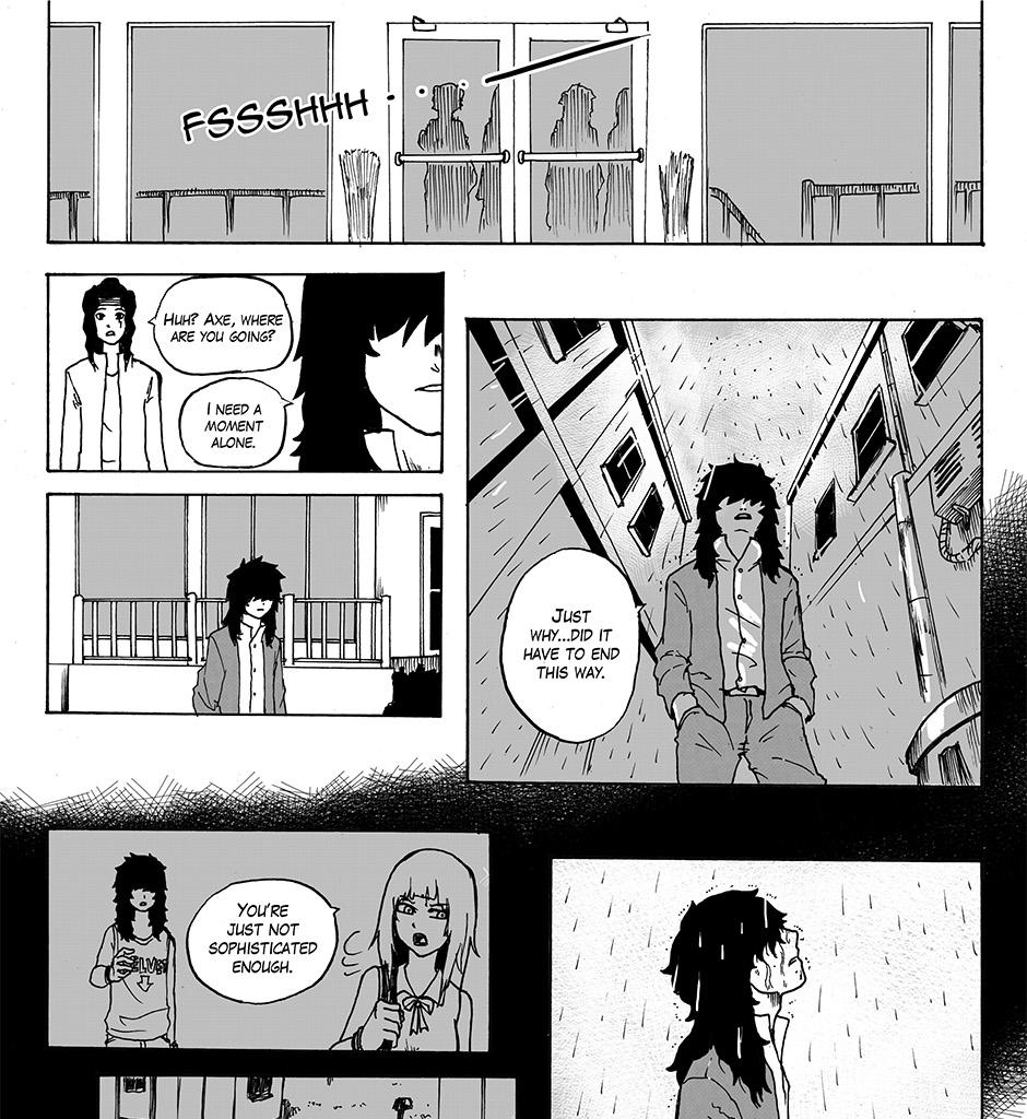 Moontachi Gaiden - Episode 25, Page 8: Ch-8: Violin Day Blues: Axe Unfortunate Reunion (Part 1) 