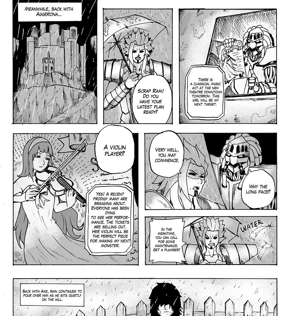 Moontachi Gaiden - Episode 25, Page 9: Ch-8: Violin Day Blues: Axe Unfortunate Reunion (Part 1) 