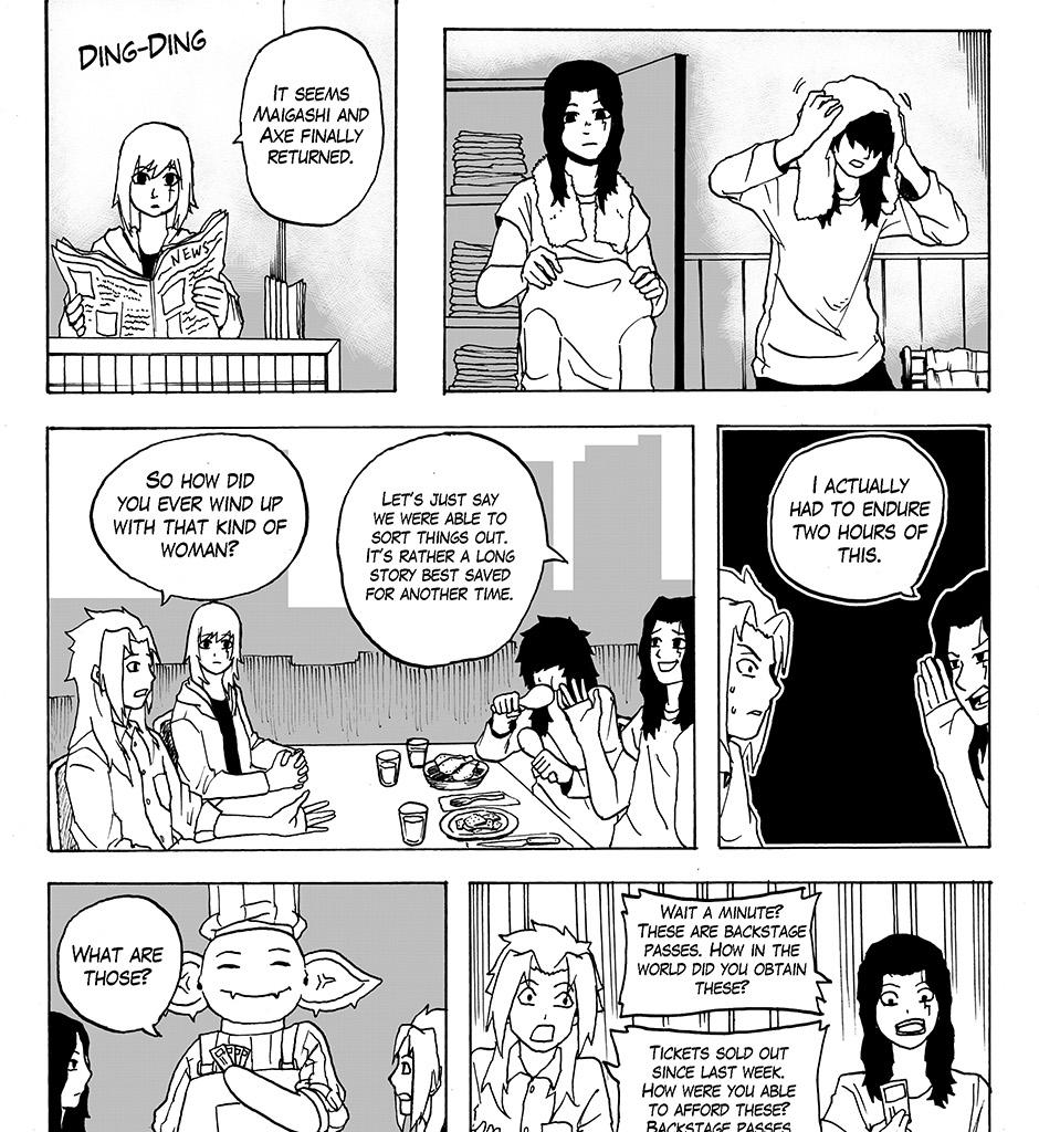 Moontachi Gaiden - Episode 26, Page 3: Ch-8: Violin Day Blues: Axe Unfortunate Reunion (Part 2) 