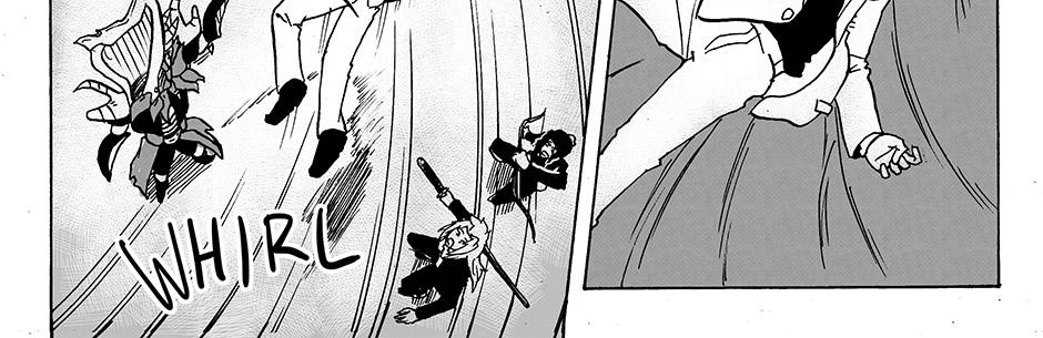 Moontachi Gaiden - Episode 27, Page 1: Ch-8: Violin Day Blues: Axe Unfortunate Reunion (Part 3) 