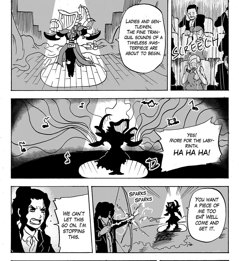 Moontachi Gaiden - Episode 27, Page 2: Ch-8: Violin Day Blues: Axe Unfortunate Reunion (Part 3) 