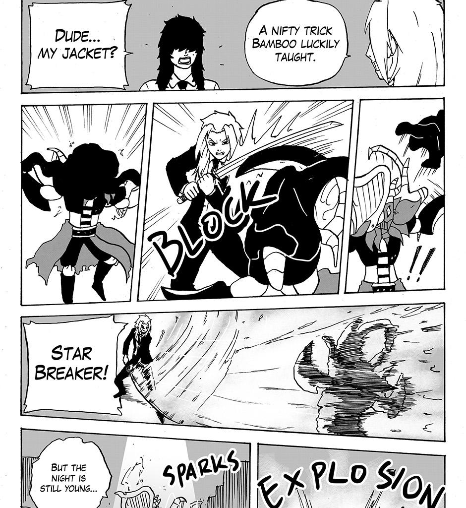 Moontachi Gaiden - Episode 27, Page 5: Ch-8: Violin Day Blues: Axe Unfortunate Reunion (Part 3) 