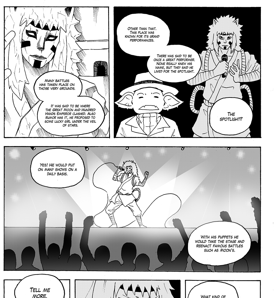 Moontachi Gaiden - Episode 36, Page 6: Ch-11: Eternal Performance: Lovers of the Moonlight Sky (Part 1)