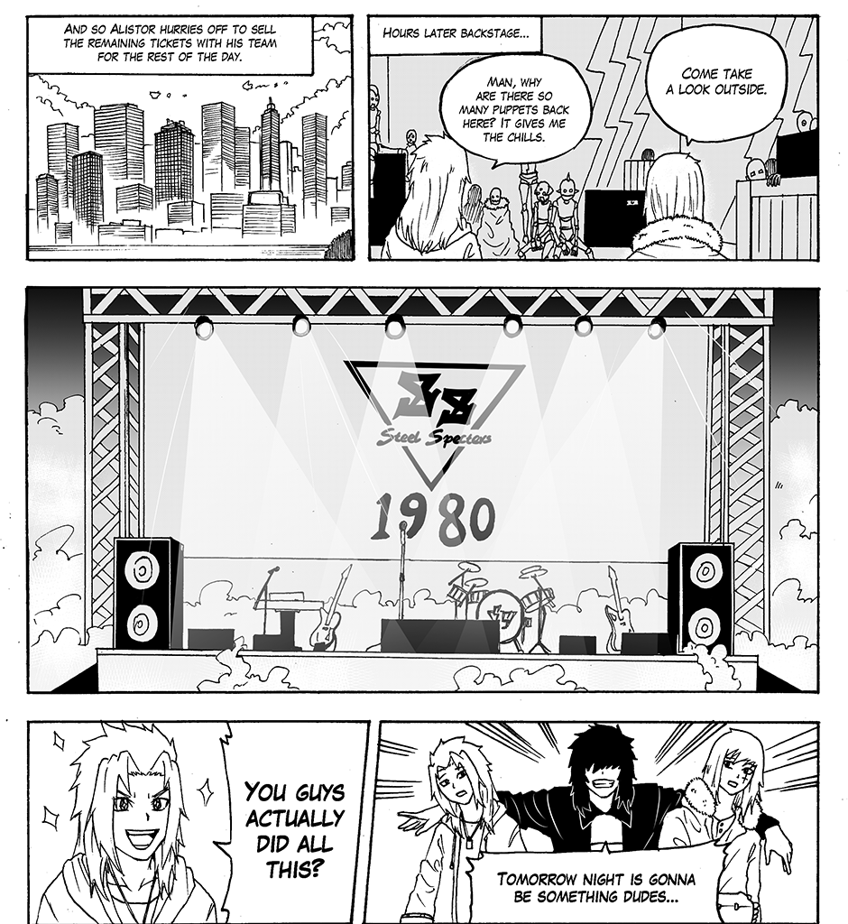 Moontachi Gaiden - Episode 37, Page 4: Ch-11: Eternal Performance: Lovers of the Moonlight Sky (Part 2)