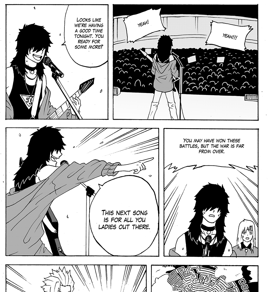 Moontachi Gaiden - Episode 38, Page 4: Ch-11: Eternal Performance: Lovers of the Moonlight Sky (Part 3)