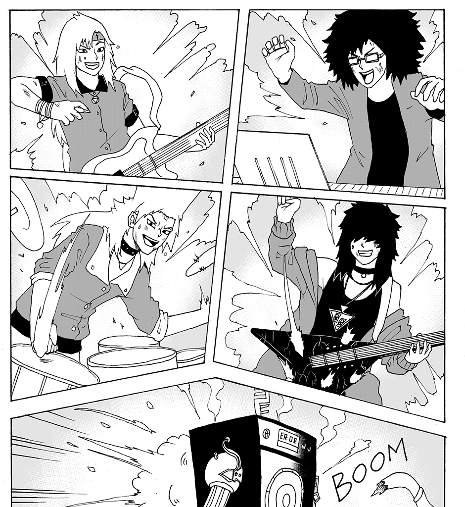 Moontachi Gaiden - Episode 40, Page 4: Ch-11: Eternal Performance: Lovers of the Moonlight Sky (Part 5)