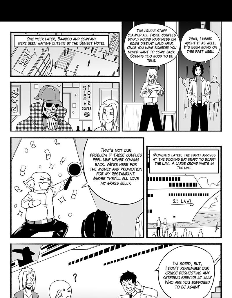 Moontachi Gaiden - Episode 45, Page 6: Ch-13: Cruise Dilemma: Bamboo's possible romance and enter Detective Tannen (Part 1)
