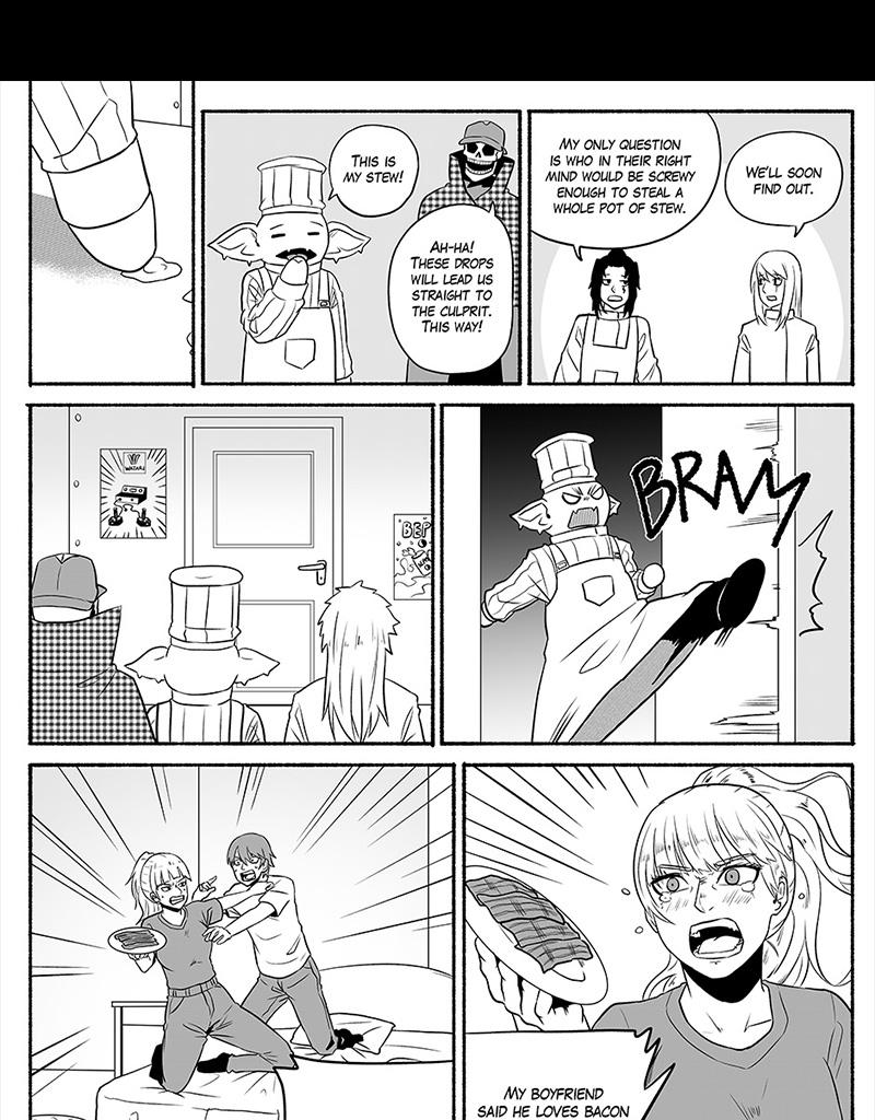 Moontachi Gaiden - Episode 45, Page 10: Ch-13: Cruise Dilemma: Bamboo's possible romance and enter Detective Tannen (Part 1)