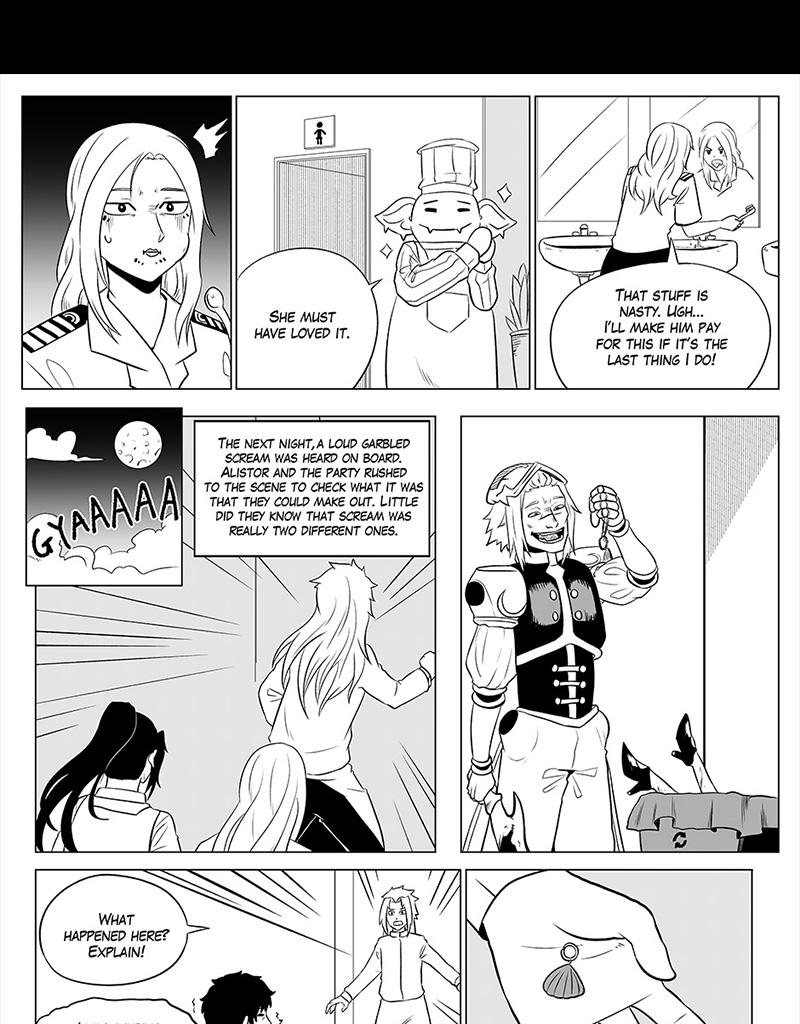 Moontachi Gaiden - Episode 46, Page 4: Ch-13: Cruise Dilemma: Bamboo's possible romance and enter Detective Tannen (Part 2)