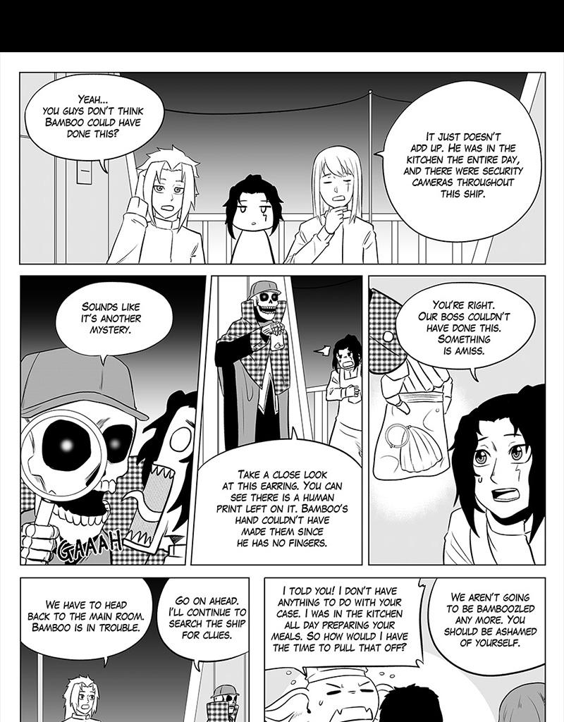 Moontachi Gaiden - Episode 46, Page 5: Ch-13: Cruise Dilemma: Bamboo's possible romance and enter Detective Tannen (Part 2)