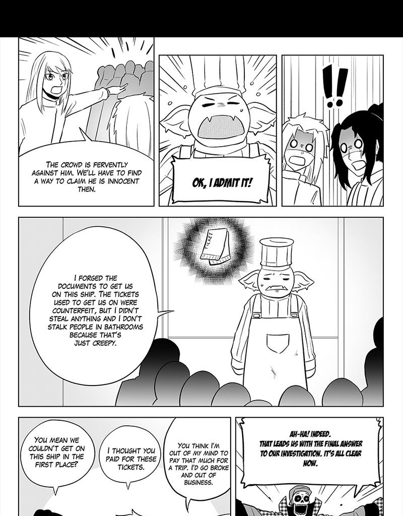 Moontachi Gaiden - Episode 46, Page 8: Ch-13: Cruise Dilemma: Bamboo's possible romance and enter Detective Tannen (Part 2)