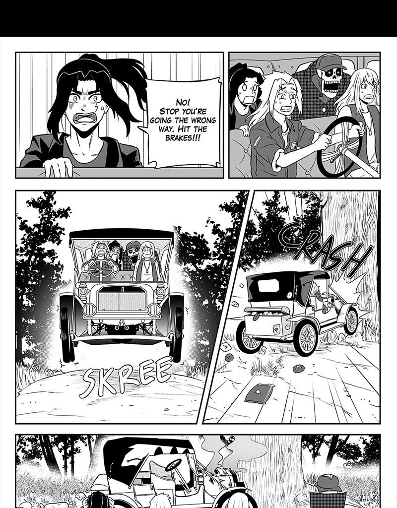Moontachi Gaiden - Episode 49, Page 2: Ch-14 Ding Academy! A Week of Traffic Safety (Part 1)