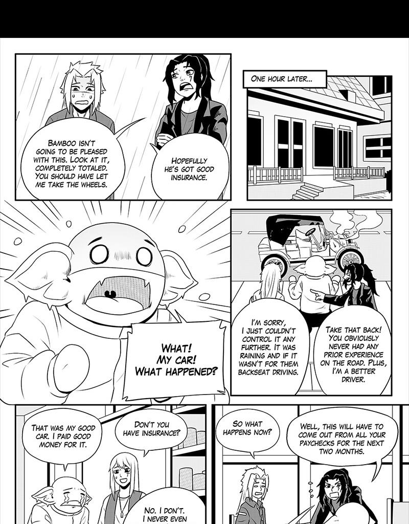 Moontachi Gaiden - Episode 49, Page 3: Ch-14 Ding Academy! A Week of Traffic Safety (Part 1)