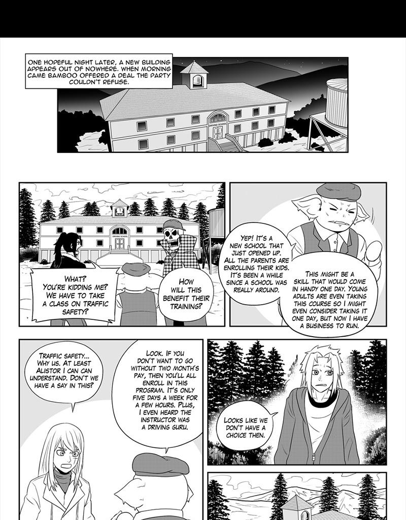 Moontachi Gaiden - Episode 49, Page 6: Ch-14 Ding Academy! A Week of Traffic Safety (Part 1)