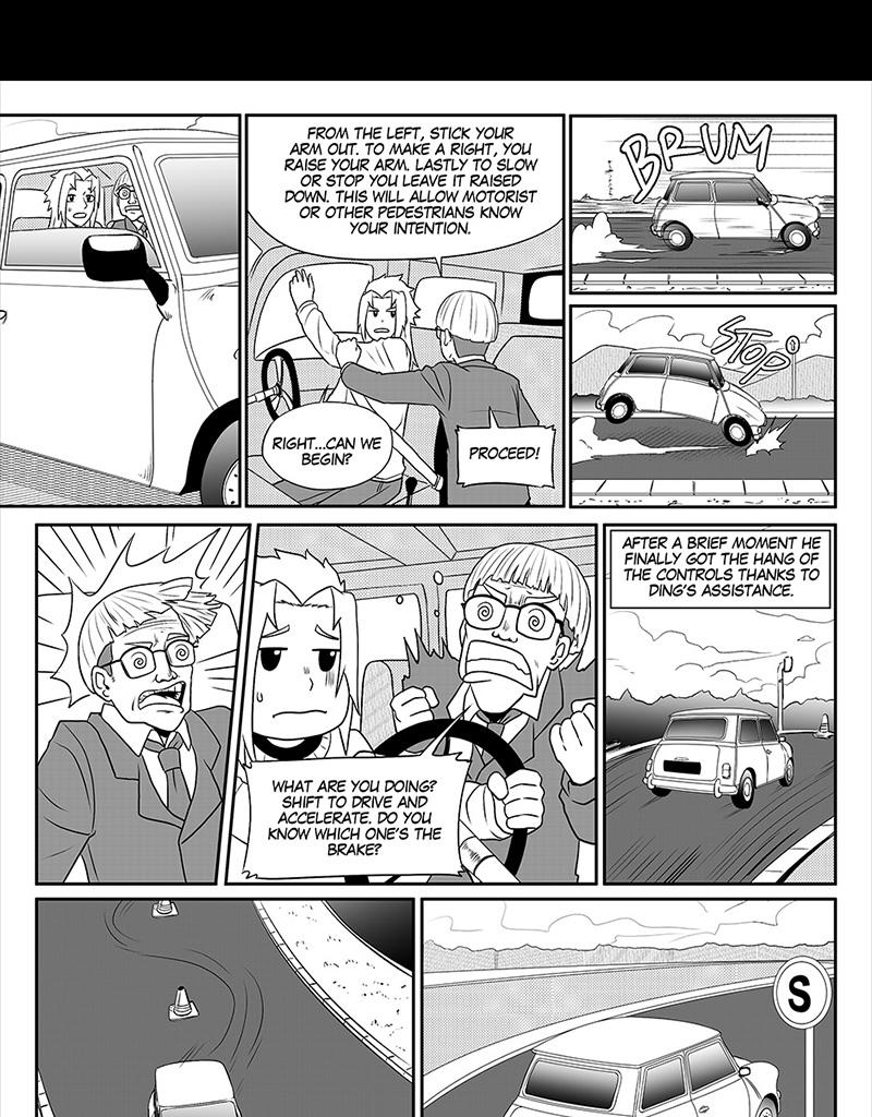 Moontachi Gaiden - Episode 50, Page 7: Ch-14 Ding Academy! A Week of Traffic Safety (Part 2)