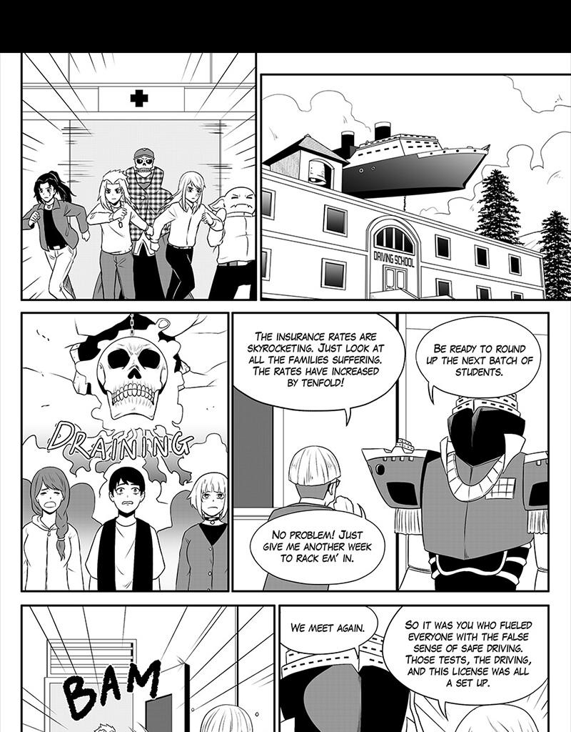 Moontachi Gaiden - Episode 51, Page 7: Ch-14 Ding Academy! A Week of Traffic Safety (Part 3)