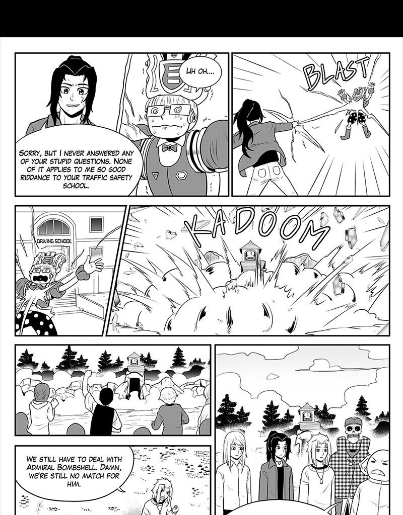 Moontachi Gaiden - Episode 52, Page 8: Ch-14 Ding Academy! A Week of Traffic Safety (Part 4)