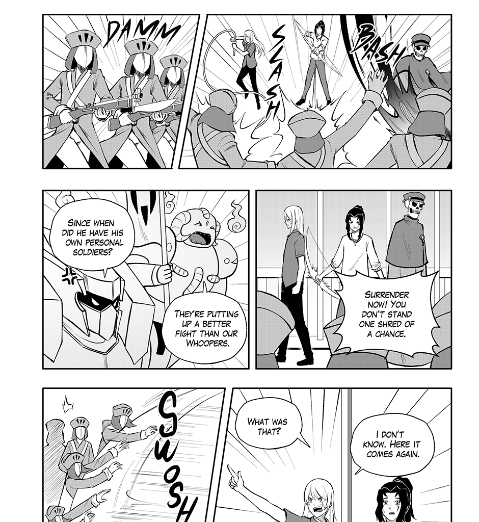 Moontachi Gaiden - Episode 61, Page 1: Ch-16 Grand Encounter: The Final General Triumphs (Part 5)