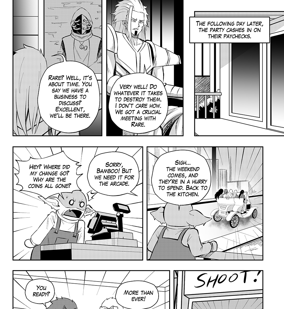 Moontachi Gaiden - Episode 63, Page 3: Ch-17: Arcade Madness (Part 2)