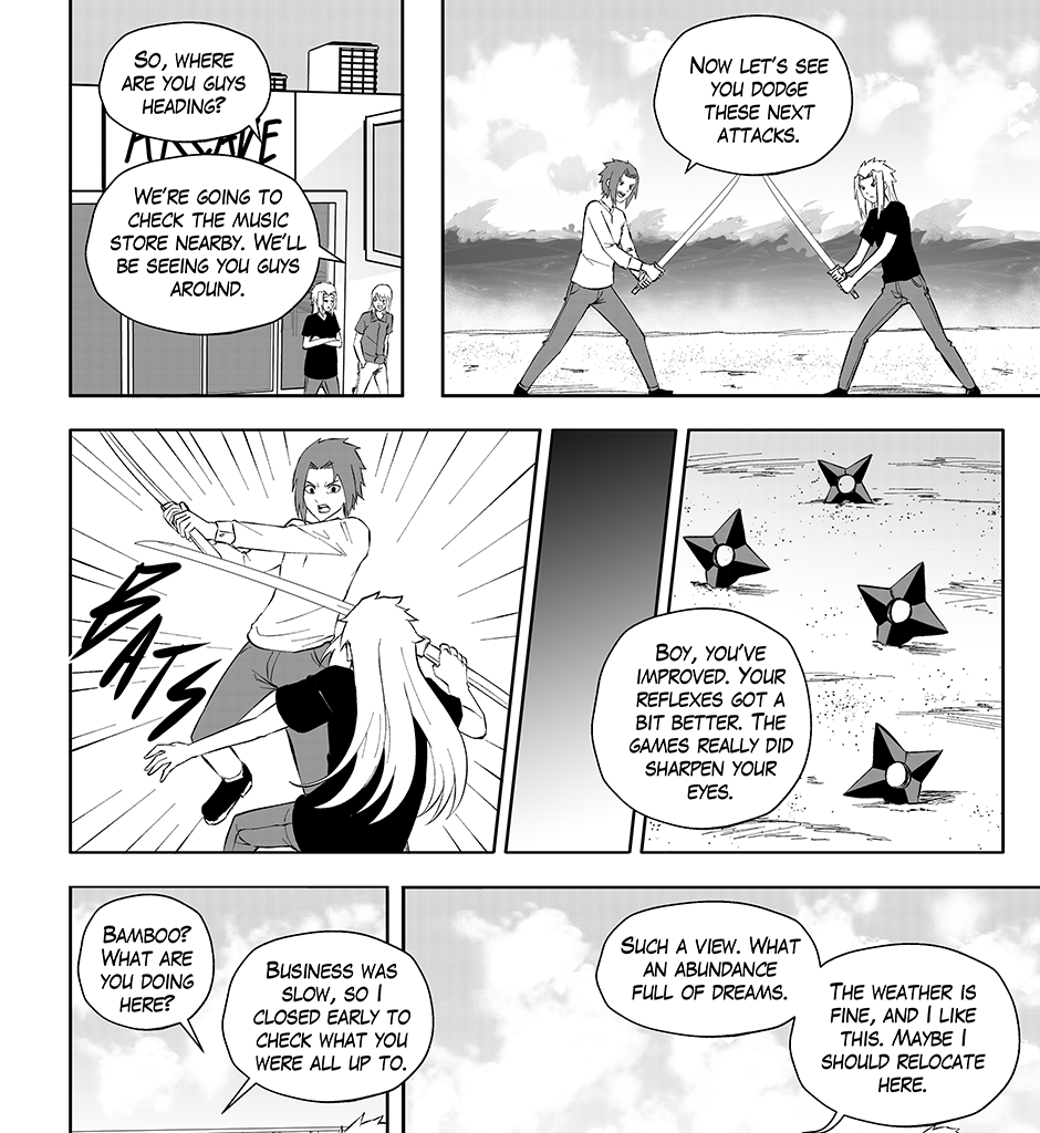 Moontachi Gaiden - Episode 63, Page 6: Ch-17: Arcade Madness (Part 2)