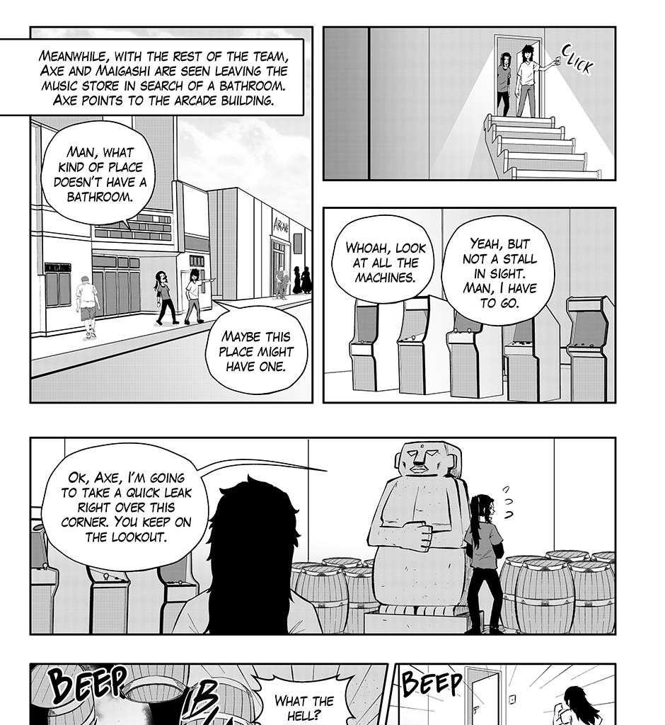 Moontachi Gaiden - Episode 63, Page 7: Ch-17: Arcade Madness (Part 2)