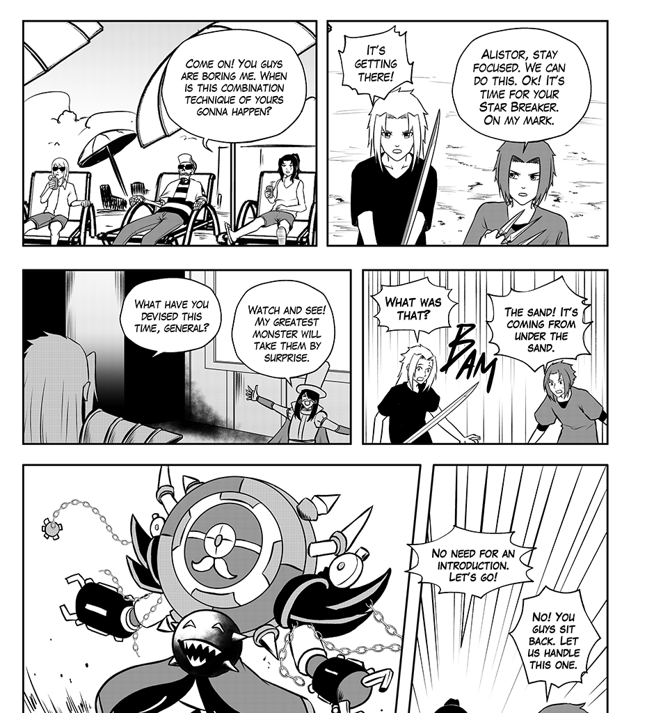 Moontachi Gaiden - Episode 67, Page 2: Ch-18: Mines and Mimes: The Shrine Mirror Prophecy - Shores of Change (Part 1)