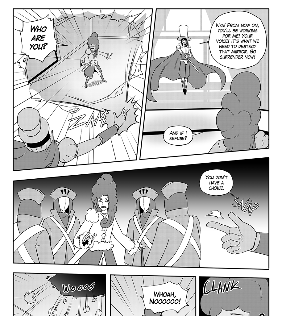 Moontachi Gaiden - Episode 68, Page 6: Ch-18: Mines and Mimes: The Shrine Mirror Prophecy - Shores of Change (Part 2)