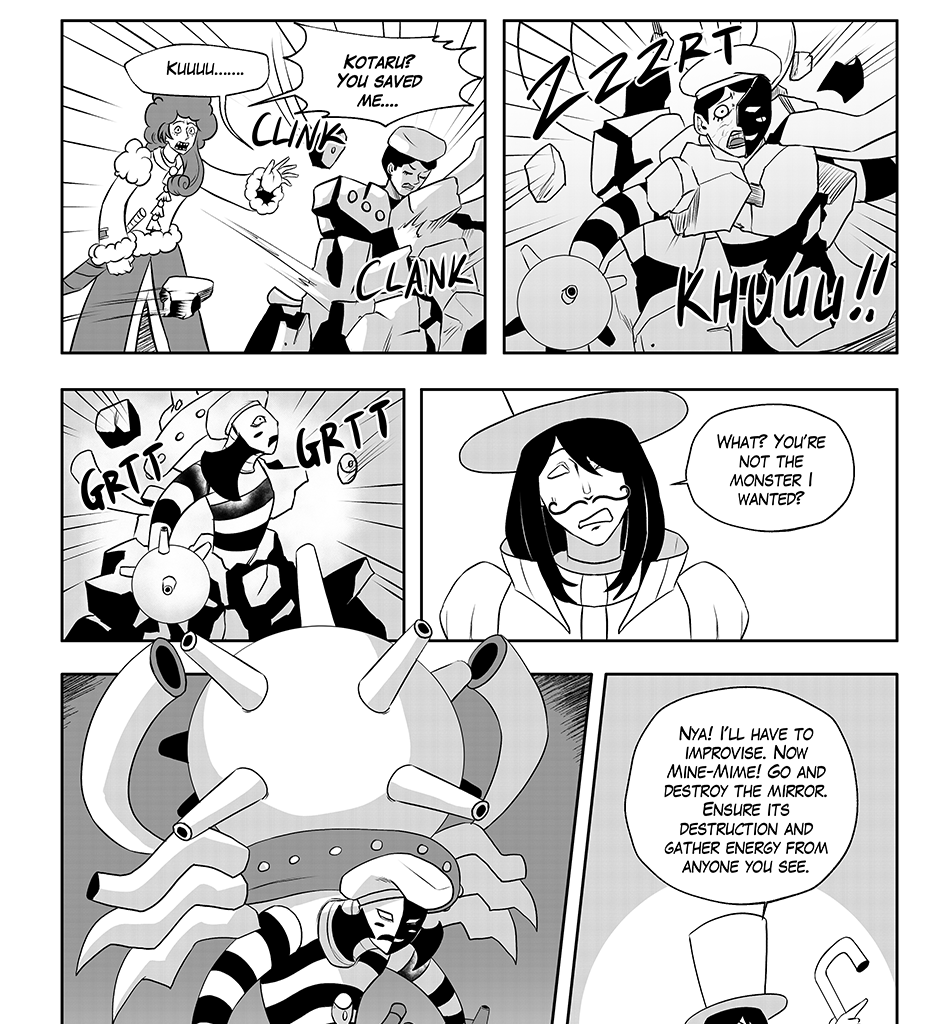 Moontachi Gaiden - Episode 68, Page 7: Ch-18: Mines and Mimes: The Shrine Mirror Prophecy - Shores of Change (Part 2)