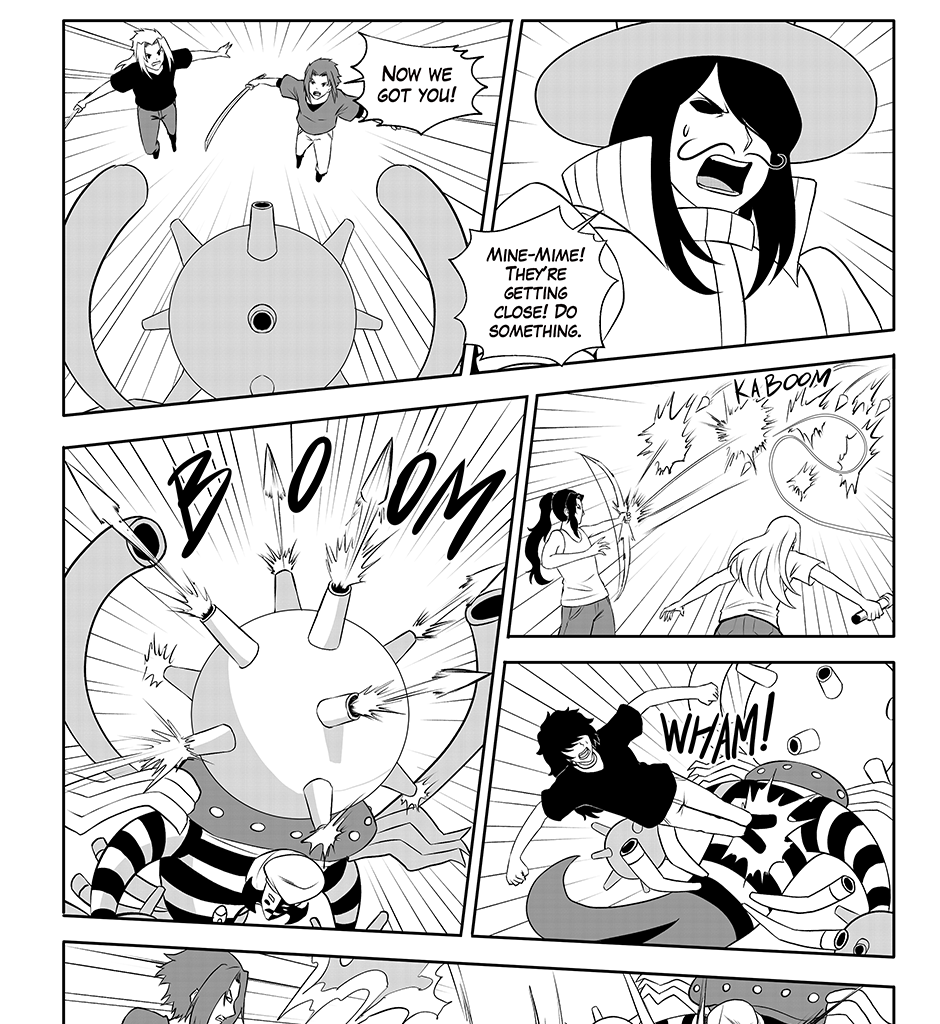 Moontachi Gaiden - Episode 69, Page 6: Ch-18: Mines and Mimes: The Shrine Mirror Prophecy - Shores of Change (Part 3)
