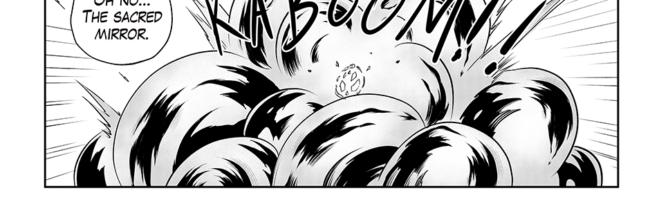 Moontachi Gaiden - Episode 70, Page 1: Ch-18: Mines and Mimes: The Shrine Mirror Prophecy - Shores of Change (Part 4)