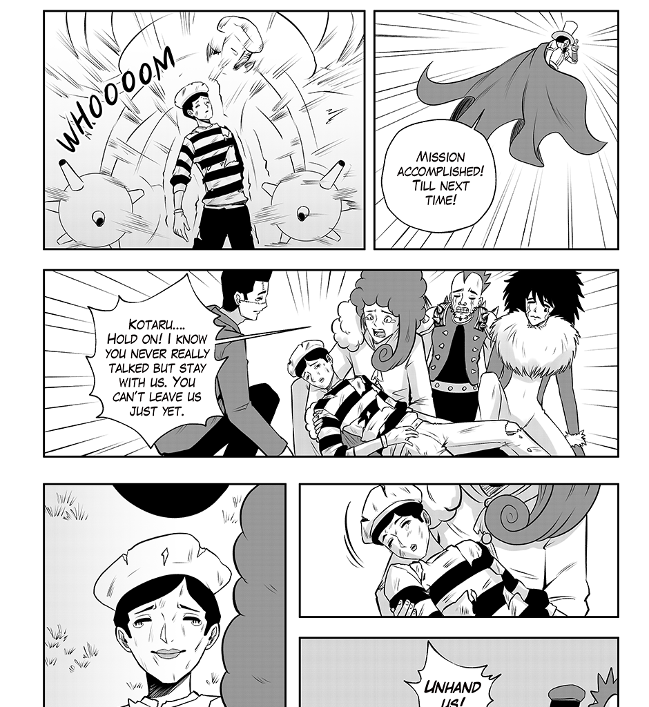 Moontachi Gaiden - Episode 70, Page 2: Ch-18: Mines and Mimes: The Shrine Mirror Prophecy - Shores of Change (Part 4)
