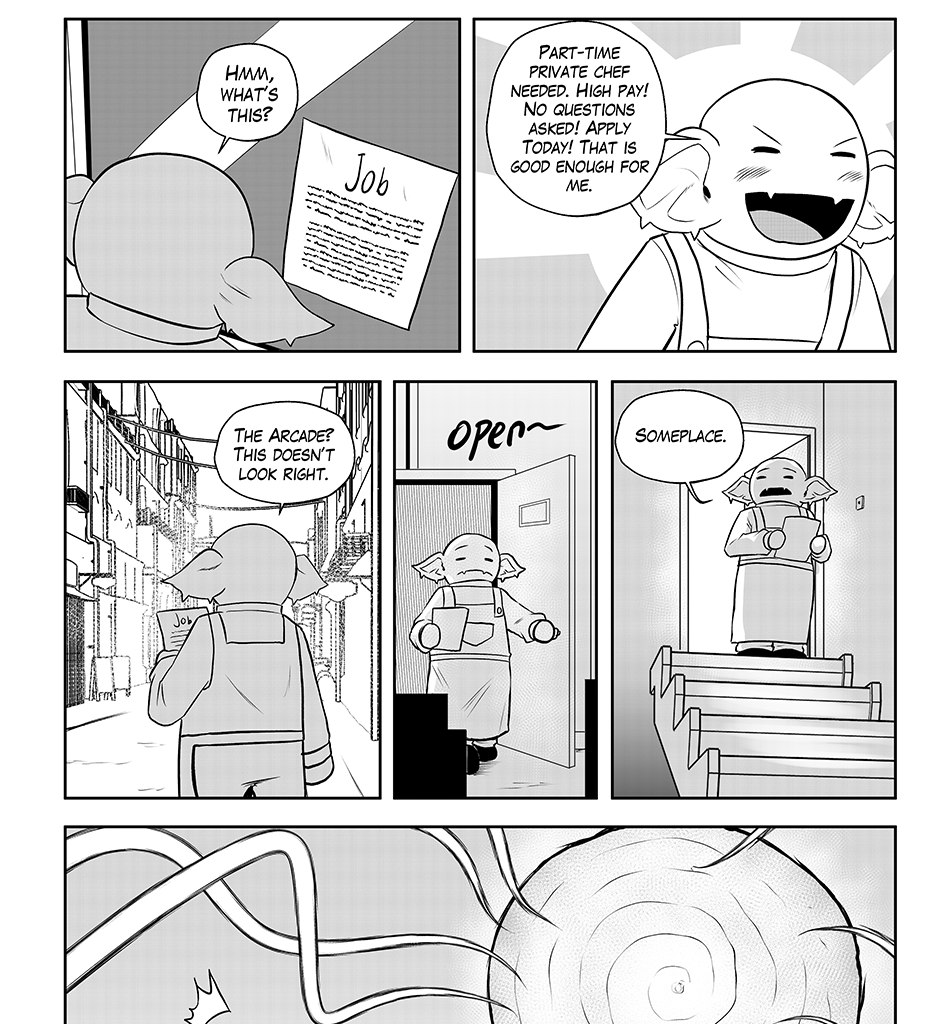 Moontachi Gaiden - Episode 70, Page 4: Ch-18: Mines and Mimes: The Shrine Mirror Prophecy - Shores of Change (Part 4)