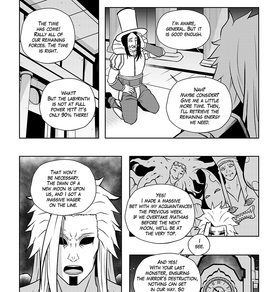 Moontachi Gaiden - Episode 71, Page 2: Ch-19: Vipers Labyrinth: The Final Battle for a New Tomorrow (Part 1)